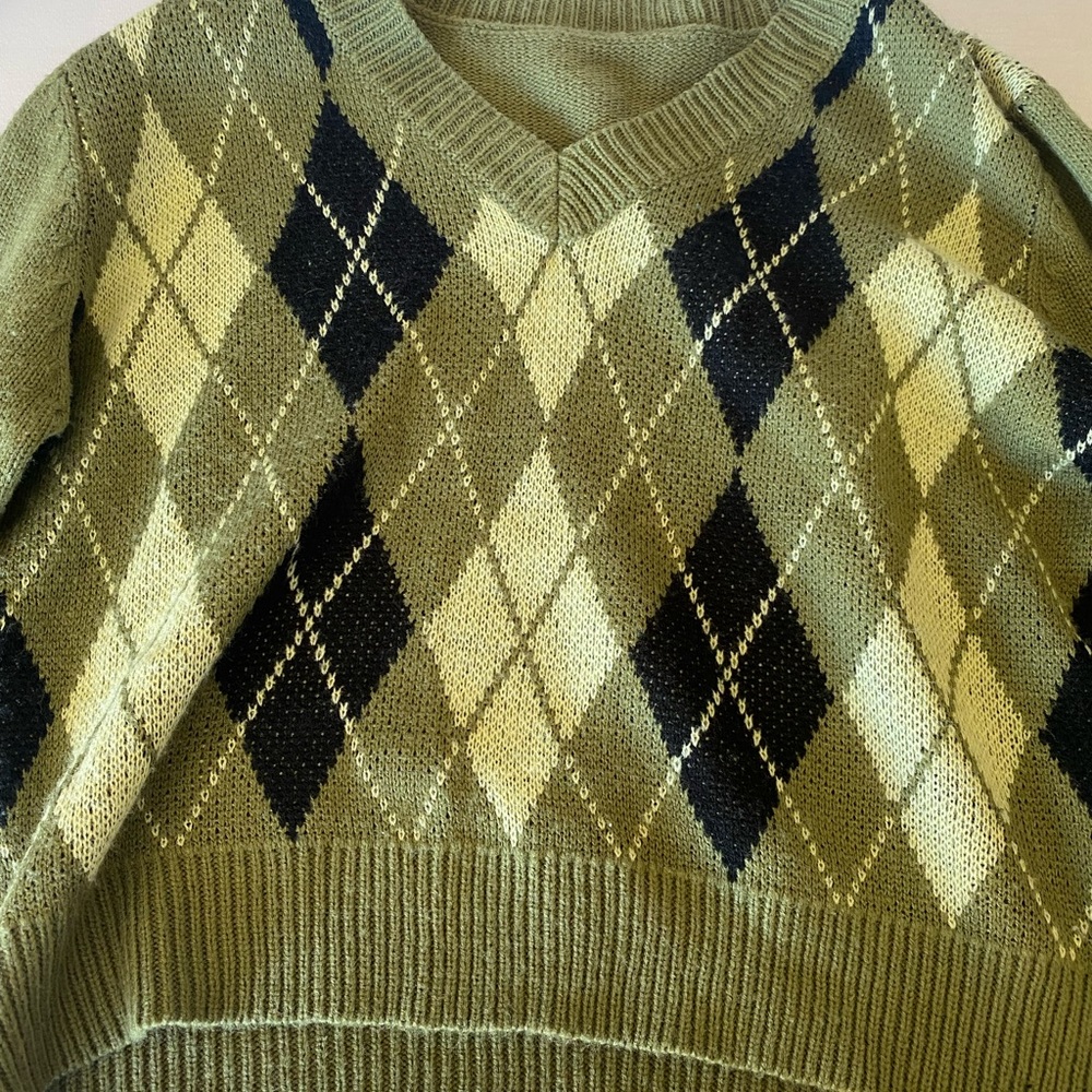 Shein sweater green